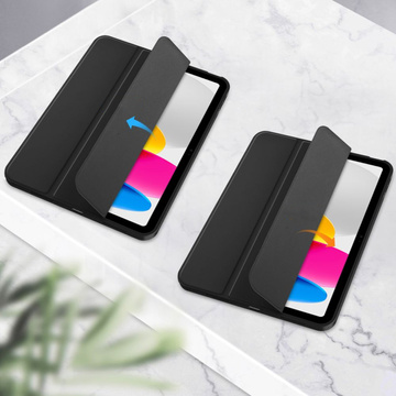 Etui ochronne Alogy Book Cover Pencil Case obudowa z miejscem na rysik do Apple iPad Air 6 2024 11" / 4 2020 / Air 5 2022 10.9" Czarne