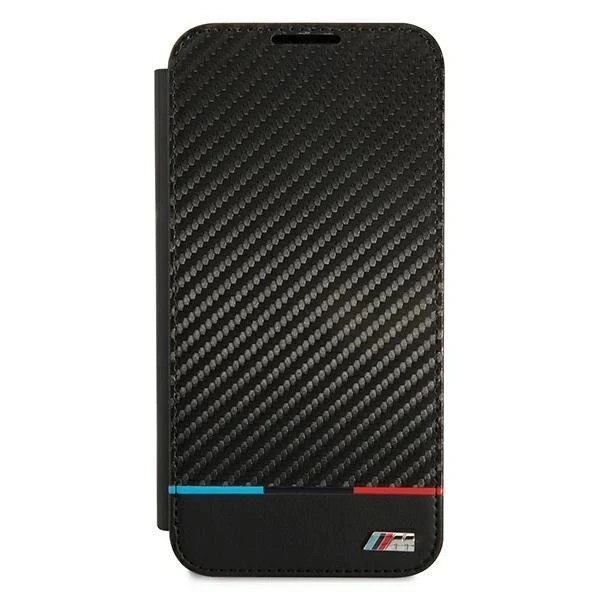 Etui BMW BMBKS22MPUCARTCBK do Galaxy S22+ S906 bookcase M Collection Triangles czarny/black