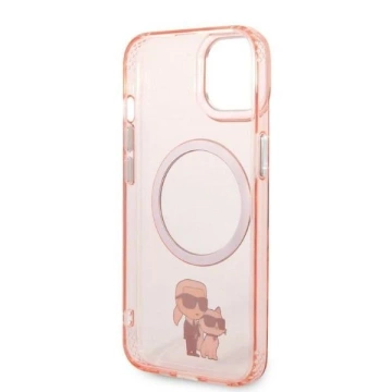 Etui Karl Lagerfeld KLHMP14SHNKCIP do iPhone 14 6,1" hardcase Iconic Karl&Choupette Magsafe