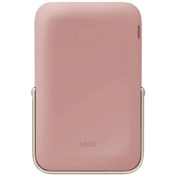 Powerbank UNIQ Hoveo Magnetyczny 5000mAh 20W PD USB-C Różowy