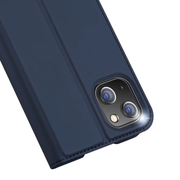 Dux Ducis Skin Pro Holster Flip Cover für iPhone 14 Plus blau