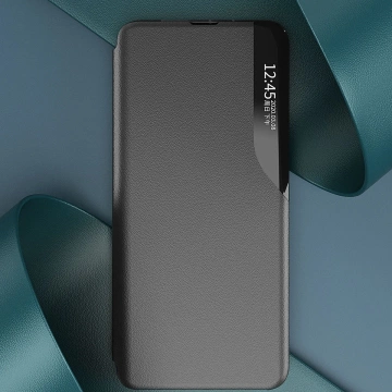 Etui Eco Leather View Case do Samsung Galaxy S23 Ultra z klapką podstawka niebieskie