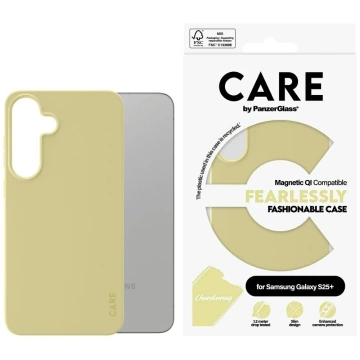 CARE Case für Samsung Galaxy S25 von PanzerGlass Furchtlos modisches Gelb