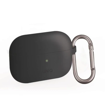 UNIQ Hülle Vencer AirPods Pro Silikon grau / anthrazit dunkelgrau