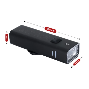 Lampka rowerowa EH 400 przód LED przednia światło roweru regulowane 400 LM 2000mah oświetlenie wodoodporna światełko na rower czarna
