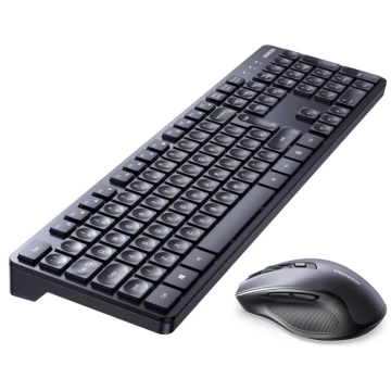 Ugreen MK006 Kabelloses Tastatur-Maus-Set 2,4 GHz Schwarz