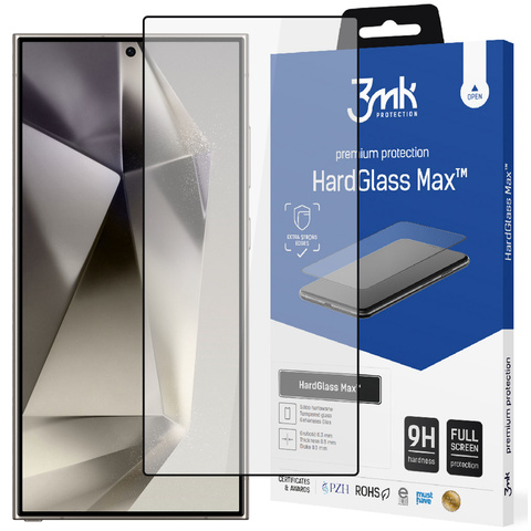 Szkło hartowane do Samsung Galaxy S24 Ultra na ekran 3mk HardGlass Max Black