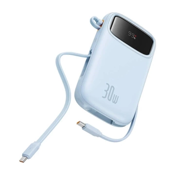 Baseus QPow 2 Powerbank 10000 mAh 30 W 2xUSB-C Blau