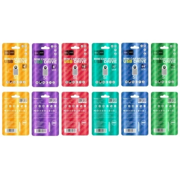 HOCO Pendrive Mini UD9 8 GB USB 2.0 Compact mit Schlüsselanhänger-Loch