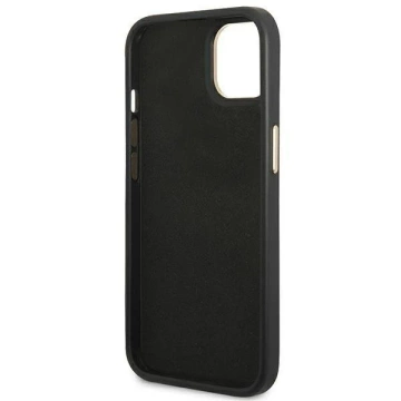 "Etui Guess GUHCP14MHG4SHK für Apple iPhone 14 Plus 6,7\" czarny/schwarz Hartschale 4G Vintage Gold Logo"