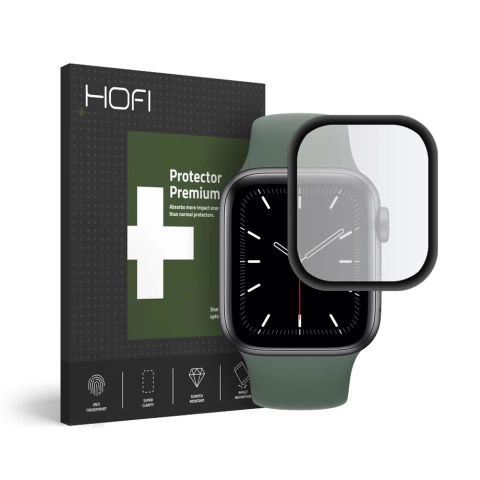Hofi Hybrid Glass Apple Watch 4/5/6 / se (44mm) schwarz