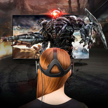 Kabel do okularów VR Alogy przewód USB do USB Type-C 5m do Oculus Link Quest 1 2 3 Czarny