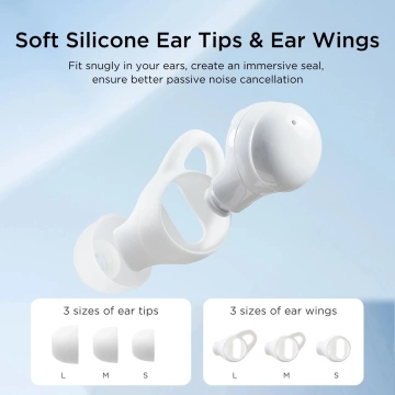 Słuchawki TWS Joyroom JR-TS2 Cozydots Series ANC Bluetooth 5.3 – Białe