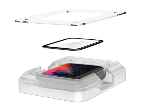 Spigen ProFlex Ex Fit x2 Hybridglas für Apple Watch 4/5/6 / SE 44mm Schwarz