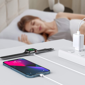 Induktives Ladekabel 150cm UltraBoost 2in1 Magnetisches Ladekabel