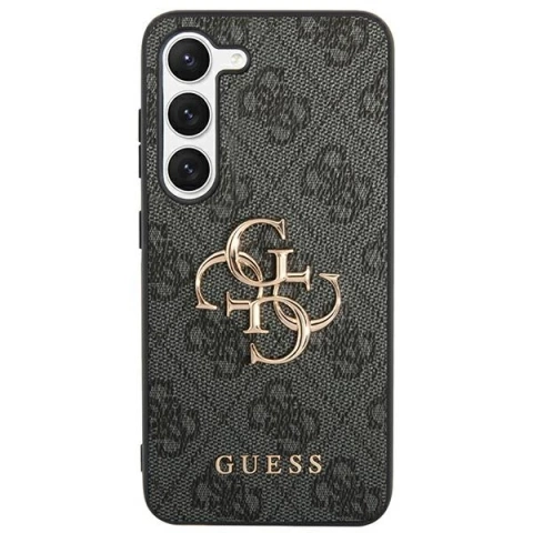 Etui Guess GUHCS24S4GMGGR do Samsung Galaxy S24 S921 czarny/black hardcase 4G Big Metal Logo