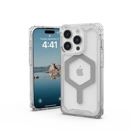 Etui do iPhone 15 Pro UAG Plyo MagSafe Przezroczysto-Srebrne