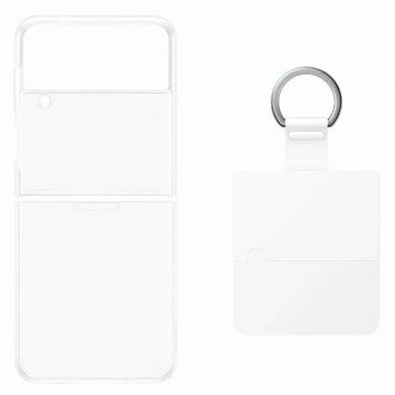 Etui Samsung EF-OF721CTEGWW do Samsung Galaxy Z Flip 4 przezroczysty/transparent Clear Cover Ring
