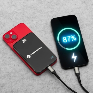 Powerbank Forcell F-Energy SuperSlim F5K8 MagSafe QC4.0 PD 15W 5000mAh Czarny