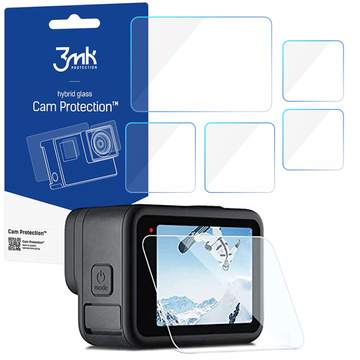 Glas für die Kamera und Bildschirme x5 3mk Hybrid Glass für GoPro Hero 9
