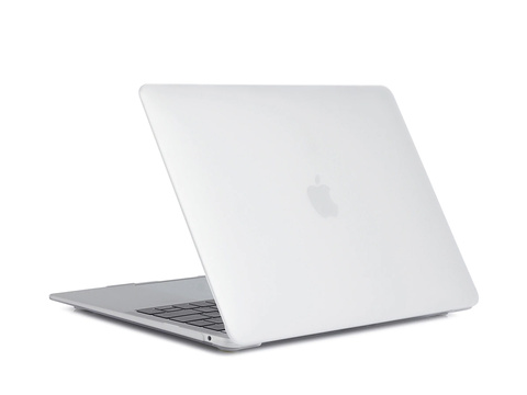 Etui Alogy Hard Case mat do Apple MacBook – Air 13 2021 2020 M1 2019 2018 A2337 A2179 A1932 Biały