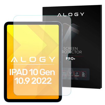 Etui + Szkło do Apple iPad 10.9" gen 10 2022 / iPad 11" gen 11 2025 obudowa na tablet Alogy Book Case Cloudy Marble Marmur