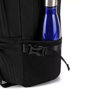 Bange 30L wasserdichter, diebstahlsicherer Rucksack, ideal für Stadt und Reisen, 51 x 32 x 20 cm, für Arbeit und Flugreisen, für Damen und Herren, mit Zahlenschloss und abnehmbarer Tasche, Schwarz