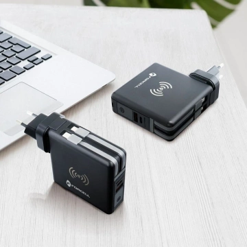 Ładowarka podróżna POWERBANK Forcell 5w1 10000mAh PD QC Wireless 