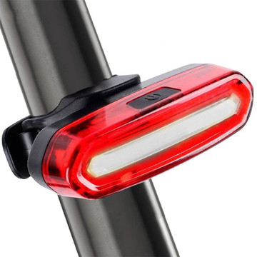 Mocna lampka rowerowa tylna LED USB Alogy światło oświetlenie wodoodporne na rower Czerwone