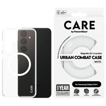 Etui do Samsung Galaxy S24+ CARE by PanzerGlass Flagship QI Case Przezroczysty