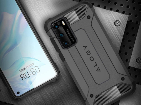 Etui Alogy Hard Armor do Huawei P40 szare