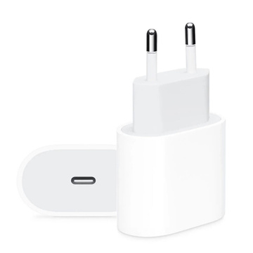 Ładowarka sieciowa Alogy szybka USB-C PD 20W + Kabel Lightning 1m Biały + Etui