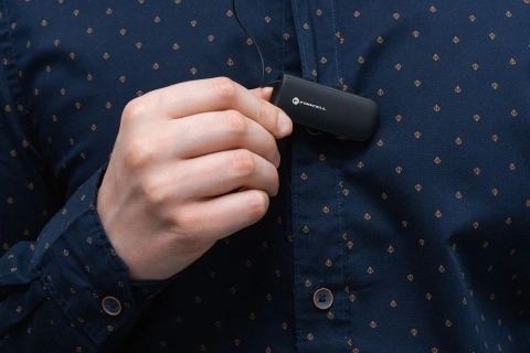 Bezprzewodowa słuchawka bluetooth 5.3 Forcell F-Audio Drive EarBud czarna Black