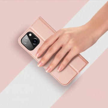 Dux Ducis Skin Pro iPhone 15 Plus Hülle mit Klappe und Geldbörse – Blau