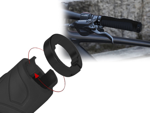 Fahrradgriffe Griffe für RockBros BT1802BK Schwarz