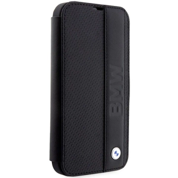 Etui BMW BMBKP14L22RDPK für Apple iPhone 14 Pro 6,1" Bücherregal Leder Strukturiert
