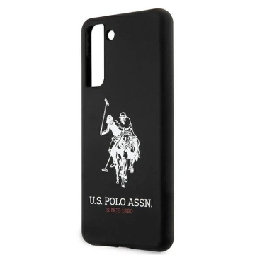 Etui na telefon US Polo Silicone Logo do Samsung Galaxy S21 Plus czarny/black