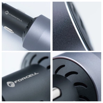 Ładowarka samochodowa Forcell 65W 2xUSB-C + USB-A Szybkie Ładowanie