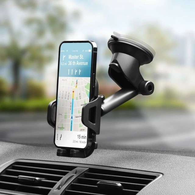Forcell F-GRIP Carbon Bracket Autohalterung Verstellbar für Windschutzscheibe