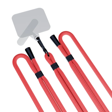 Universelles Smartphone-Lanyard 3mk EasyClip Red (schwarz)