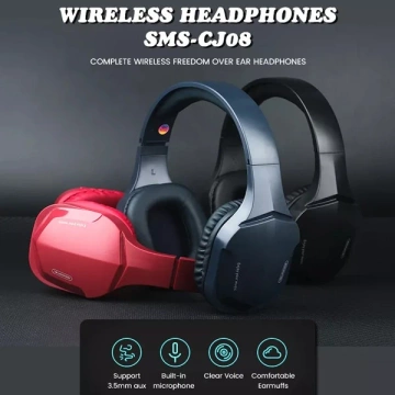 Somostel Gaming Stereo SMS-CJ08 kabellose Bluetooth-Kopfhörer Rot