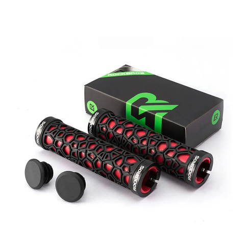 Chwyty rowerowe Gripy do kierownicy RockBros 2017-14ARD Czerwone