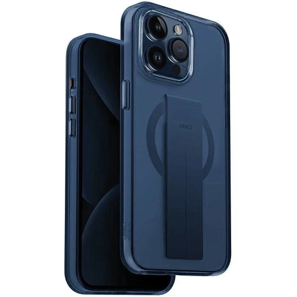 Etui Ochronne do iPhone 15 Pro Max UNIQ Heldro Mag MagClick Niebieskie