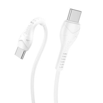 HOCO Kabel Typ C do Typ C X37 1 m Biały PD 60W Szybkie Ładowanie