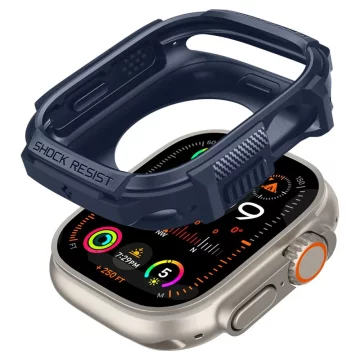 Etui Spigen Rugged Armor für Apple Watch Ultra 1 / 2 (49 mm) Marineblau