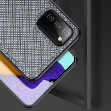 Dux Ducis Fino Hülle mit Nylonmaterial bezogen Samsung Galaxy A03s grau