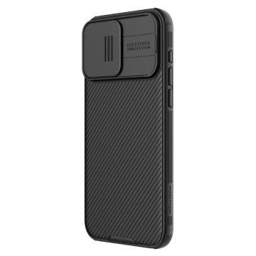 Nillkin CamShield Pro magnetische Hülle für iPhone 15 Pro Max mit Kameraschutz – Schwarz