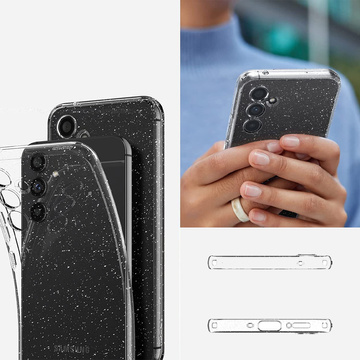 Etui ochronne na telefon Spigen Liquid Crystal obudowa do Samsung Galaxy A54 5G Glitter Crystal + Szkło