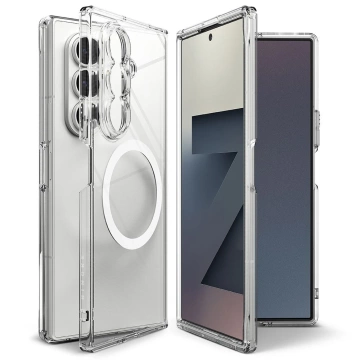 Etui Ringke Fusion MagSafe do Galaxy Z Fold 7 Przezroczyste
