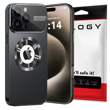 Apple iPhone 16 Pro Hülle Alogy MagSafe LuxeShield™ Hülle mit Linsenschutz für MagSafe Graphitschwarz